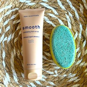 Spa•scentuals Smooth Exfoliating Foot Scrub (brown sugar & almonds) with Pumice
